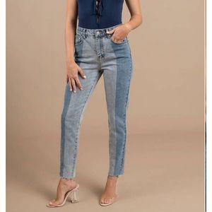 Two toned jeans